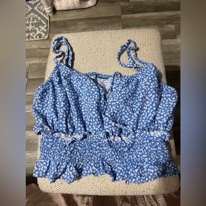 This too ties in the front and is very flattering